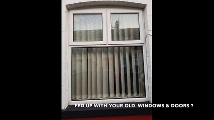 BLACK COLOURED UPVC WINDOWS AND COMPOSITE DOOR INSTALLED IN CAERPHILLY