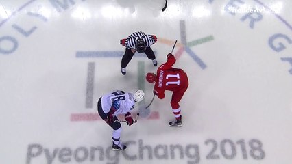 JO 2018 : Hockey sur glace - Les athlètes olympiques russes surclassent les États-Unis