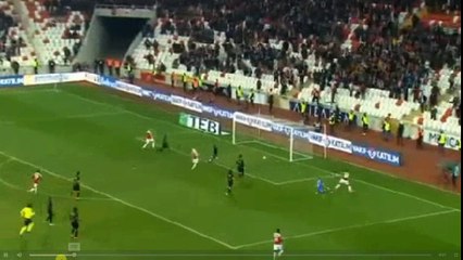 Cyriac Gohi Bi   Goal - Sivasspor vs Osmanlispor 3-2   17.02.2018 (HD)