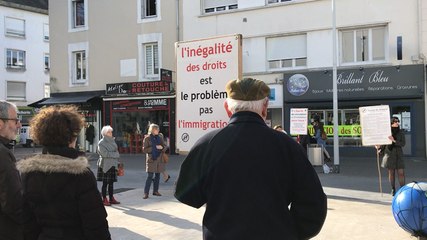 Un cercle de silence pour soutenir sept familles expulsées