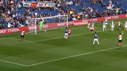Wesley Hoedt Goal HD - West Brom 0 - 1 Southampton - 17.02.2018 (Full Replay)