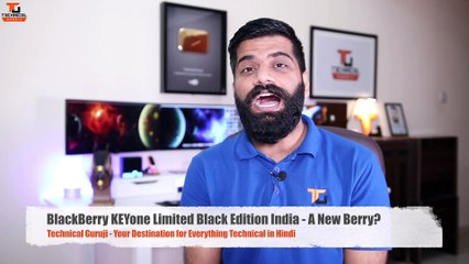 BlackBerry KEYone Limited Black Edition India A New Berry