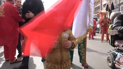 Sivas'ta 10 Bin Kişi, 'Zeytin Dalı Harekatı'na Destek İçin Yürüdü