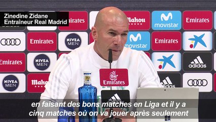 Real Madrid: Zidane veut "continuer sur cette lancée"
