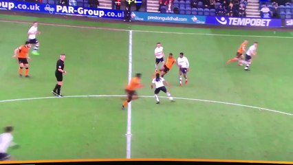 Helder Costa GOAL | Preston 1-1 Wolves - EFL Championship