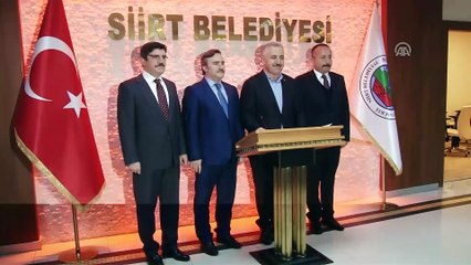 Bakan Arslan: ''Amaç vatandaşa, halka hizmet olunca her zaman her türlü desteği veriyoruz' - SİİRT