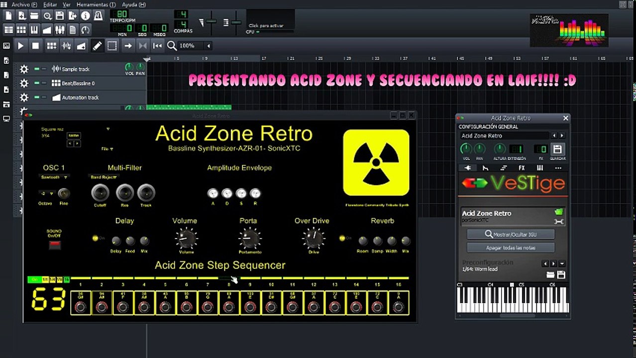 Acid Zone Retro VSTI GRATIS en LMMS