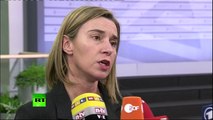Ukraine : Federica Mogherini met l’accent sur «une solution politique» au conflit