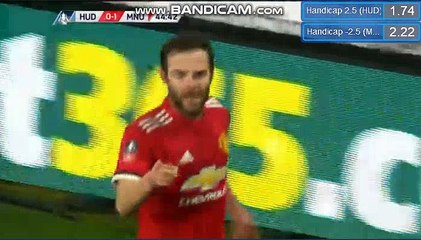Juan Mata Goal HD - Huddersfield Town 0-2 Manchester United - 17.02.2018 HD