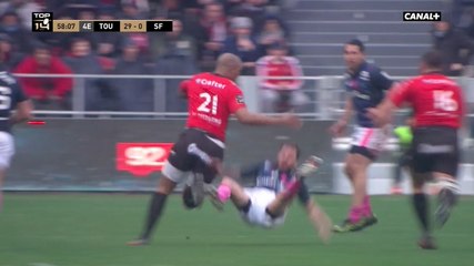 L'énorme raffut de JP Pieterson qui fait voler Terry Bouhraoua