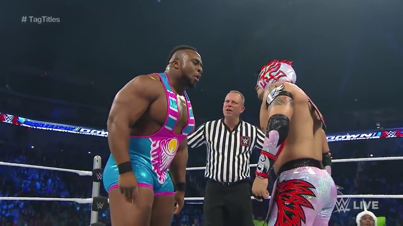 The lucha dragons  vs The new day-Tag Team championship  match_supersmack down,December 22 2015