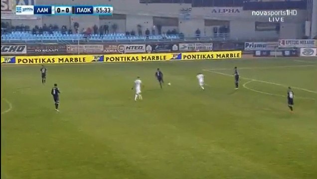 Dimitris Pelkas Goal HD - Lamia 0-1 PAOK 17.02.2018