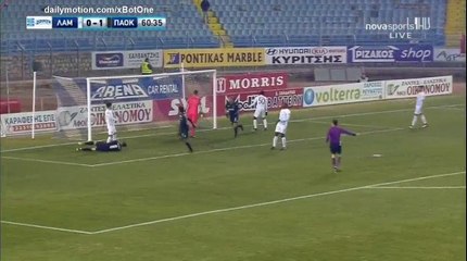 Mauricio Goal HD - Lamia 0 - 2 PAOK - 17.02.2018 (Full Replay)