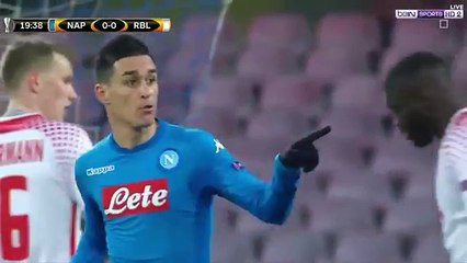 ملخص مباراة نـابـولي ولا بزيـغ 1_3 - الجزائري ادم وناس هداف - الـدو ري الأو رو بي - YouTube