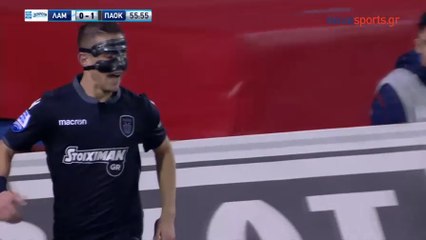 0-1 Dimitris Pelkas Goal [HD] - Lamia 0-1 PAOK 17.02.2018