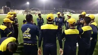 Peshawar Zalmi training session before PSL 2018