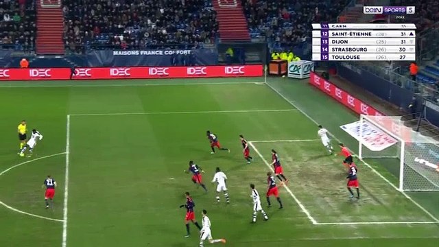 Diafra Sakho second Goal HD - Caen 1 - 2 Rennes - 17.02.2018 (Full Replay)
