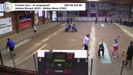 Premier tour, tir progressif,  Club Elite Masculin, J10, CRO Lyon contre Aix-les-Bains, saison 2017-2018