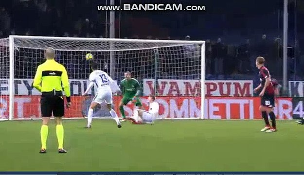 Andrea Ranocchia Goal HD - Genoa 1-0 Internazionale 17.02.2018