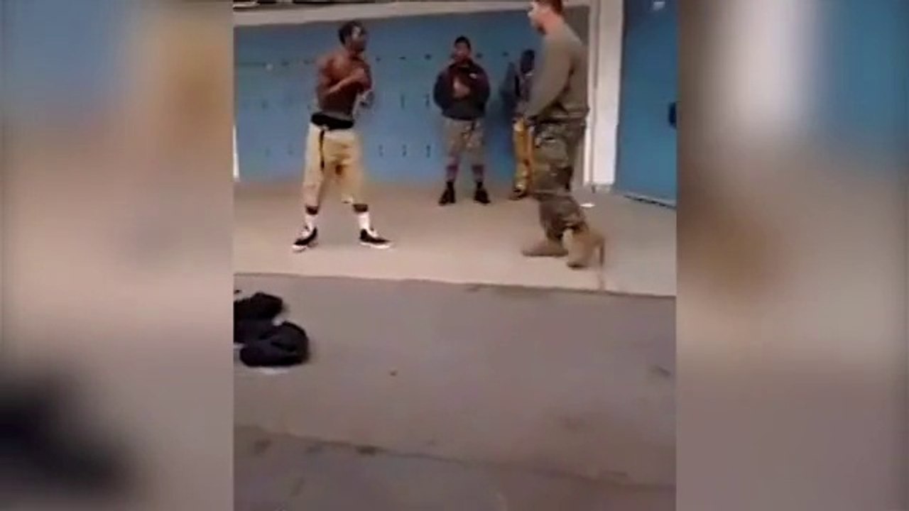 Racaille VS Marines de US Army... Y a pas photo!