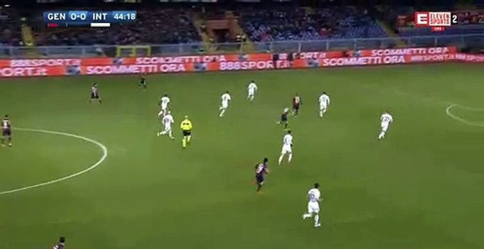 Genoa 1-0 Inter Milan Ranocchia A.(Own goal) GOAL HD -17.02.2018