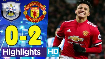Huddersfield Town vs Manchester United 0 - 2 Highlights 17.02.2018 HD