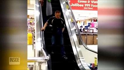 Un rat sur un escalator agresse tous les gens qui passent