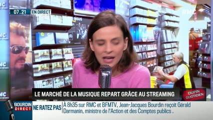 Dupin Quotidien : Le marché de la musique repart grâce au streaming - 19/02