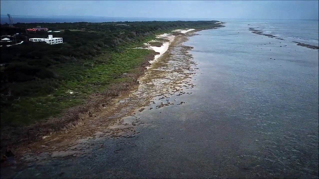 Kudaka Island incl beautiful beaches by DJI mavic  and relaxing Japanese music