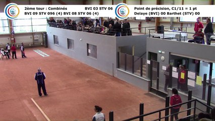 Second tour, premier tir de précision, Club Elite Féminin, J6 play-off, Bièvre Isère contre Saint-Vulbas, février 2018