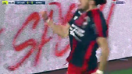 Caen - Rennes résumé et buts (2-2)