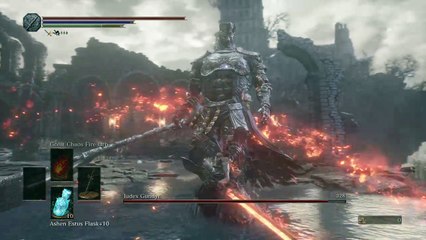 Gundyr Ringed Knight Sword Weapon Arts Only No Damage Taken