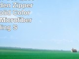 Duvet Cover Set Queen with Hidden Zipper ClosureSolid Color 3pcs Soft Microfiber Bedding
