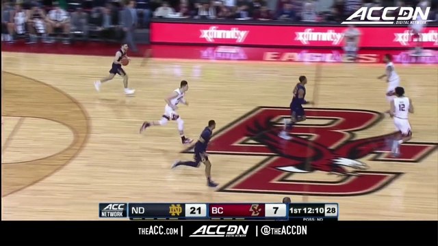 Matt Farrell Hits 10 3-Pointers, Ties Notre Dame Record vs. BC
