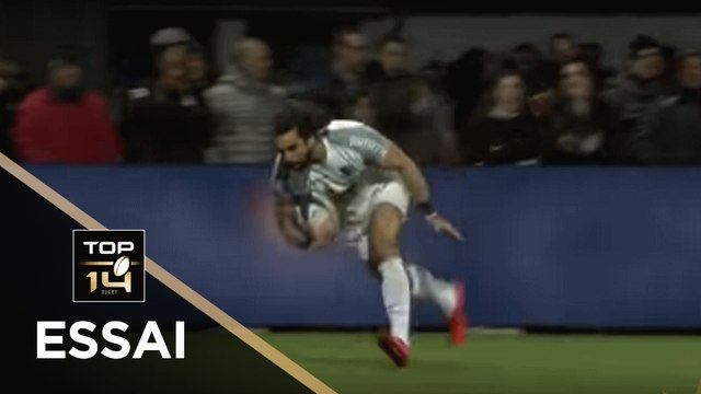TOP 14 - Essai Yoann HUGET 1 (ST) - Agen - Toulouse - J17 - Saison 2017/2018
