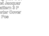 ZIGGUO King Size Duvet Cover Set Jacquard Floral Pattern  3 Piece Comforter Cover Set1 Pcs