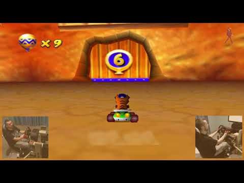 Nintendo 64 - DIDDY KONG RACING w/ My Fanatec Steering Wheel - Ancient Lake Silver Coin Challenge