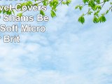 Bedecor 3 Pieces Reversible Duvet Covers and Pillow Shams Bedding Set Soft Microfiber