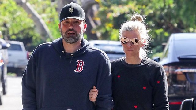 Keeping casual! Ben Affleck enjoys low key stroll with girlfriend Lindsay Shookus... after ex Jennifer Garner spotted with mystery man.