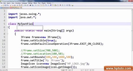 [MP4 360p] Swing (Hindi) 013 _ JTextField 01 _ How to create JTextField