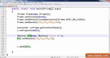 [MP4 360p] Swing (Hindi) 019 _ JButton 02 _ How to set Text in JButton