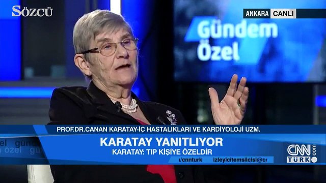 Canan Karatay: 'Modern tıp diye bir şey yoktur'