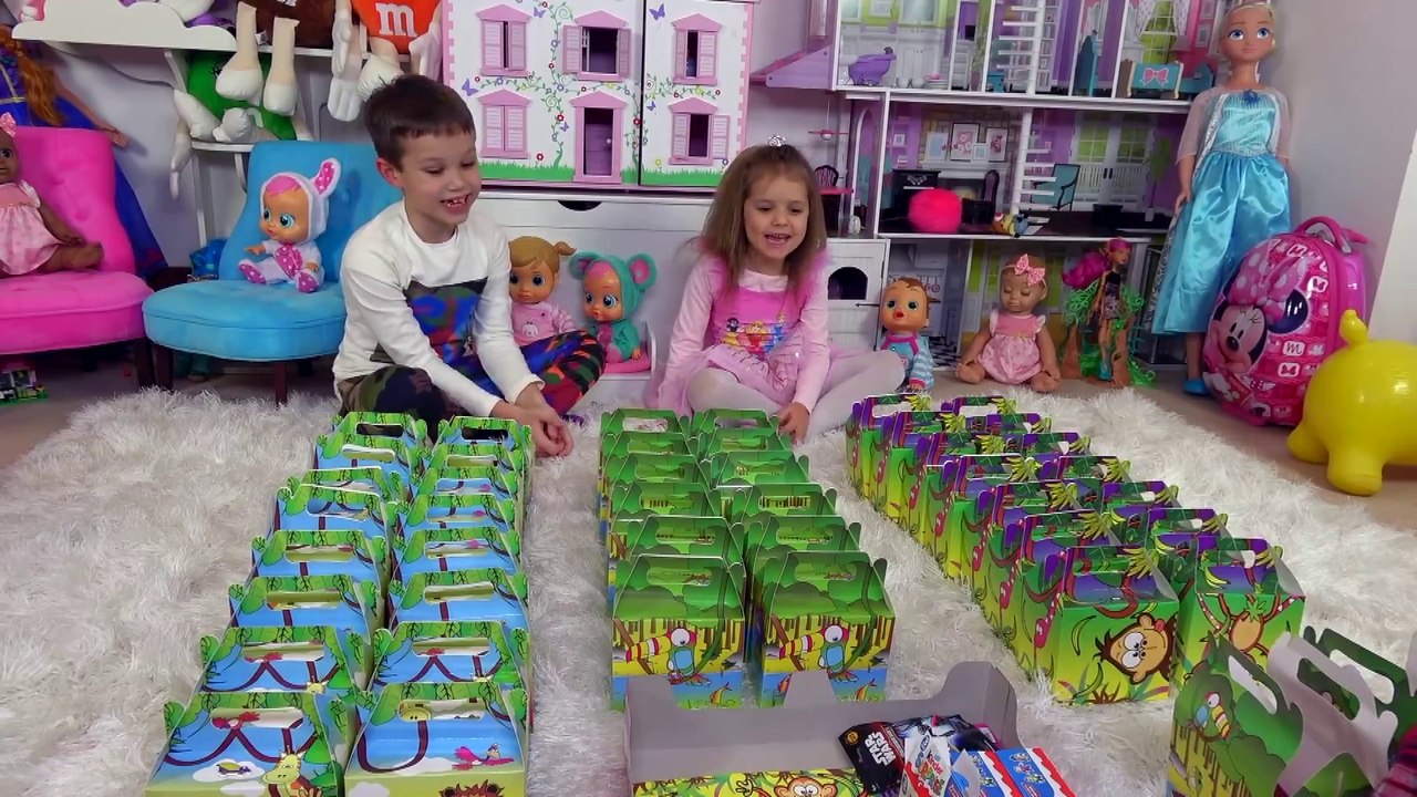 Подарки для Кати и Макса от ОДНОКЛАССНИКОВ⁄ ⁄ Распаковка игрушек⁄ Unboxing toys and birthday gifts new video 2018