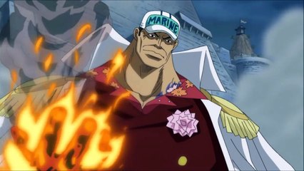 Akainu Wounds Whitebeard English Dubbed