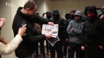Ukraynalı Milliyetçi Grup Rus Kültür Merkezine Saldırdı