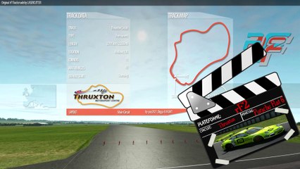 Tour de piste à Thruxton en Porsche Flat 6 sur rFactor 2