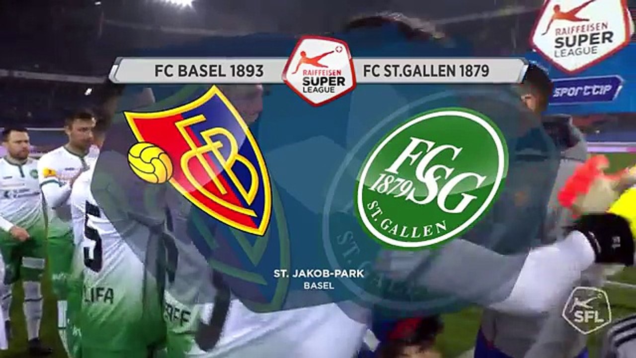 Basel 0:2 Sankt Gallen (Swiss Super League 17 February  2018 )