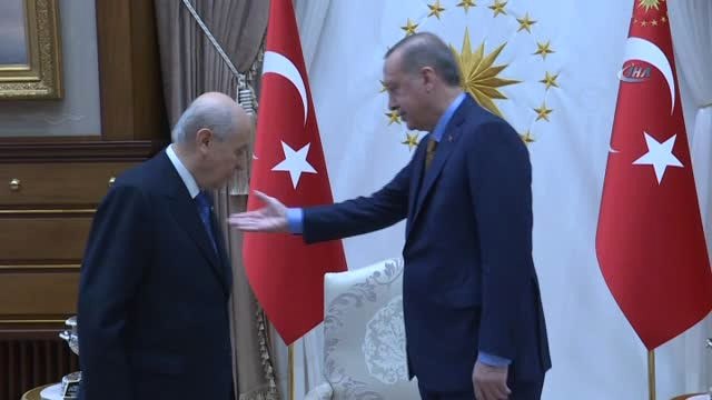 Cumhurbaşkanı Erdoğan, Devlet Bahçeli Görüşmesi Arşiv Görüntüleri