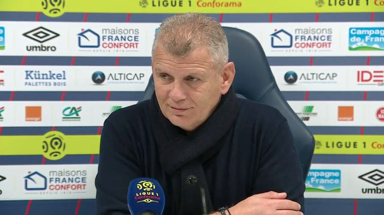 Conférence de presse Patrice Garande après Caen / Rennes