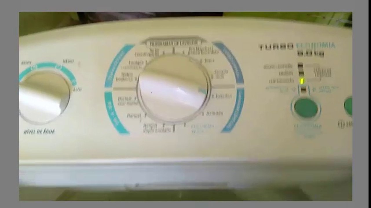 Auto teste Lavadora Electrolux LTE09